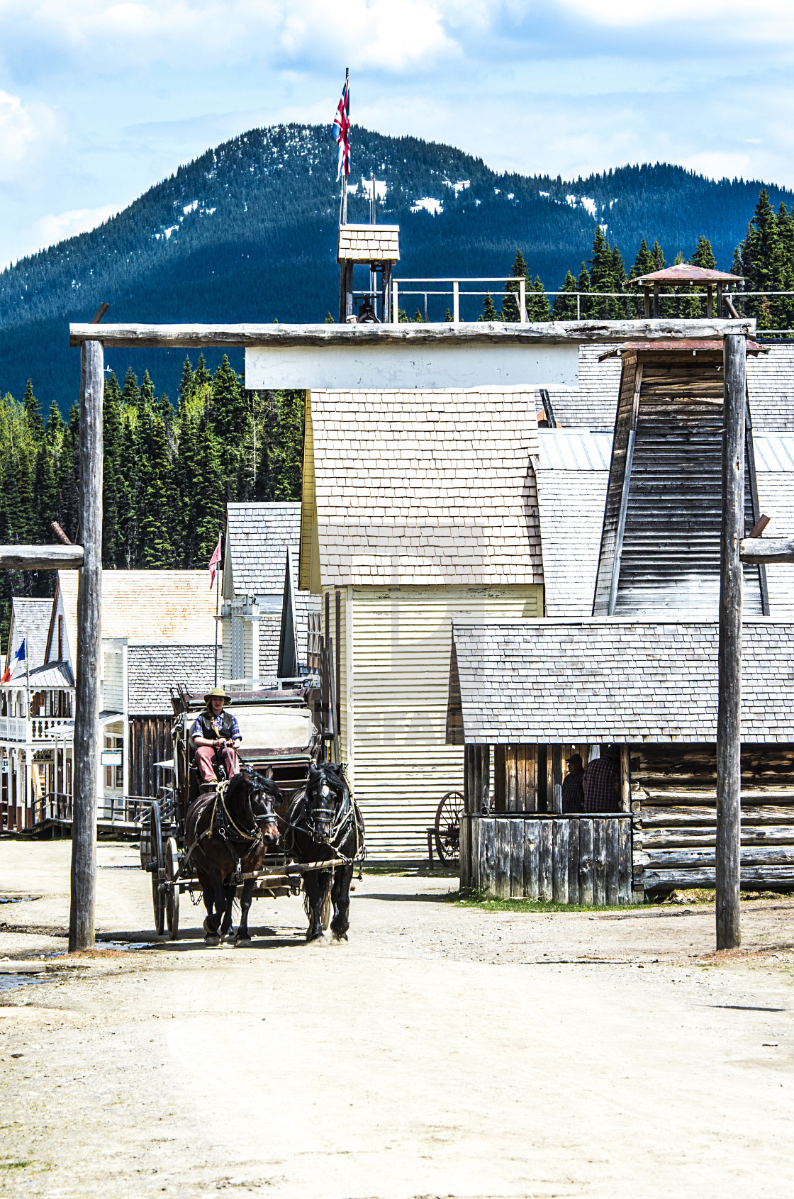 "Barkerville" stock image