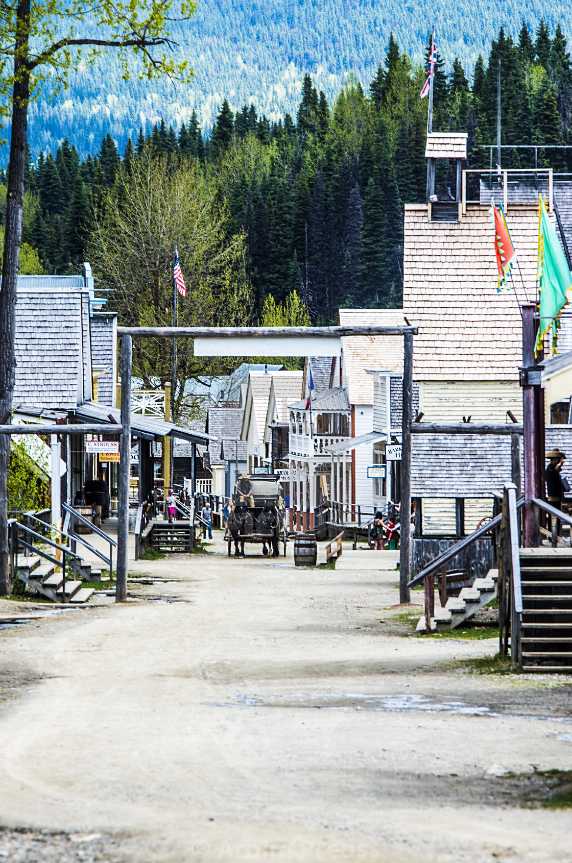 "Barkerville" stock image
