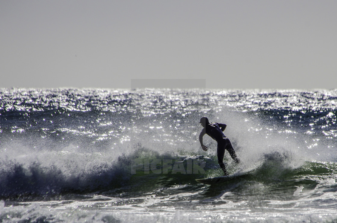 "Surfin'" stock image