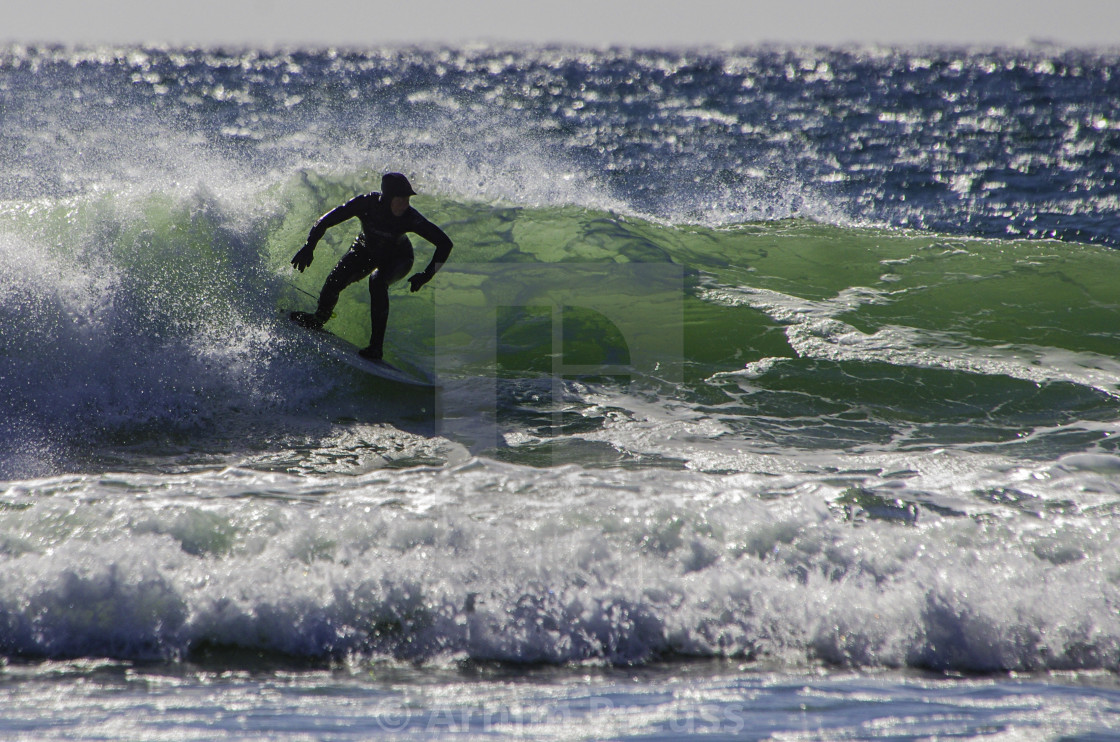"Surfin'" stock image