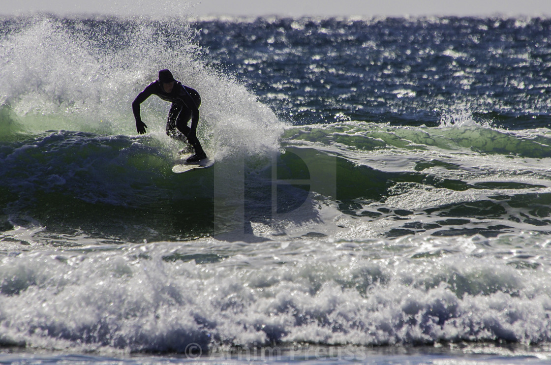 "Surfin'" stock image