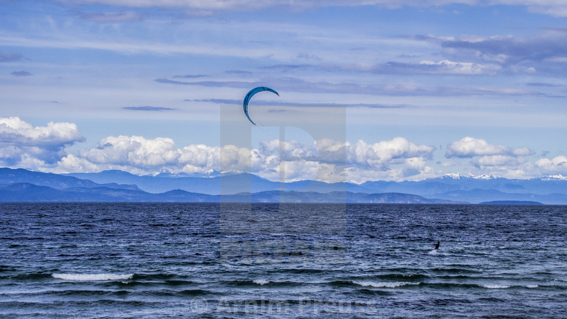 "Windsurfing" stock image