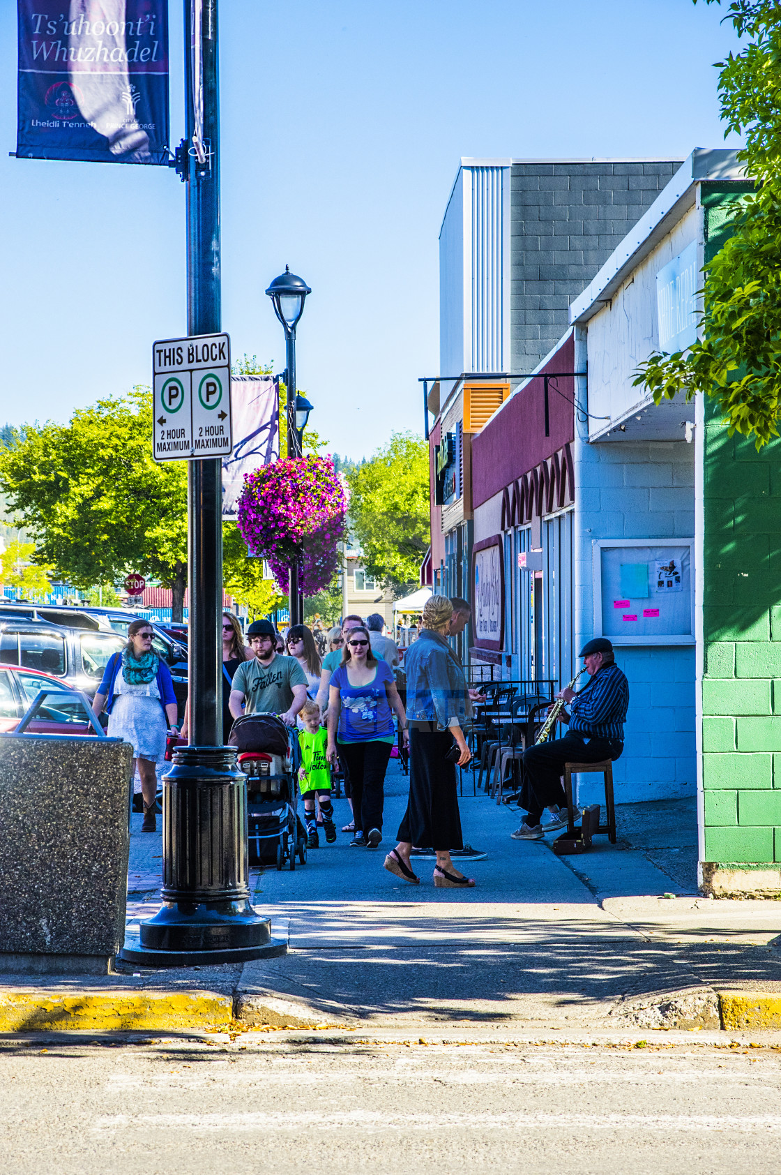 "Blues On George Street" stock image