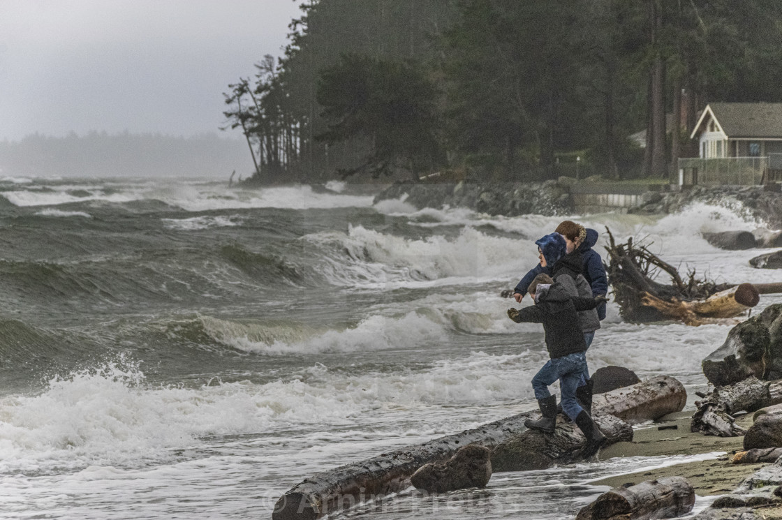 "Stormy Seas" stock image