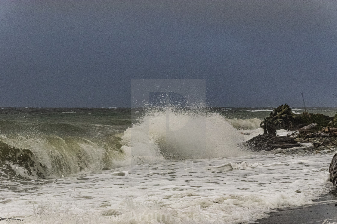 "Stormy Seas" stock image