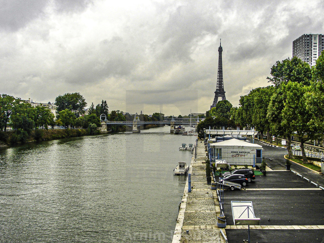 "La Tour Eiffel, The Real Thing, Another View" stock image