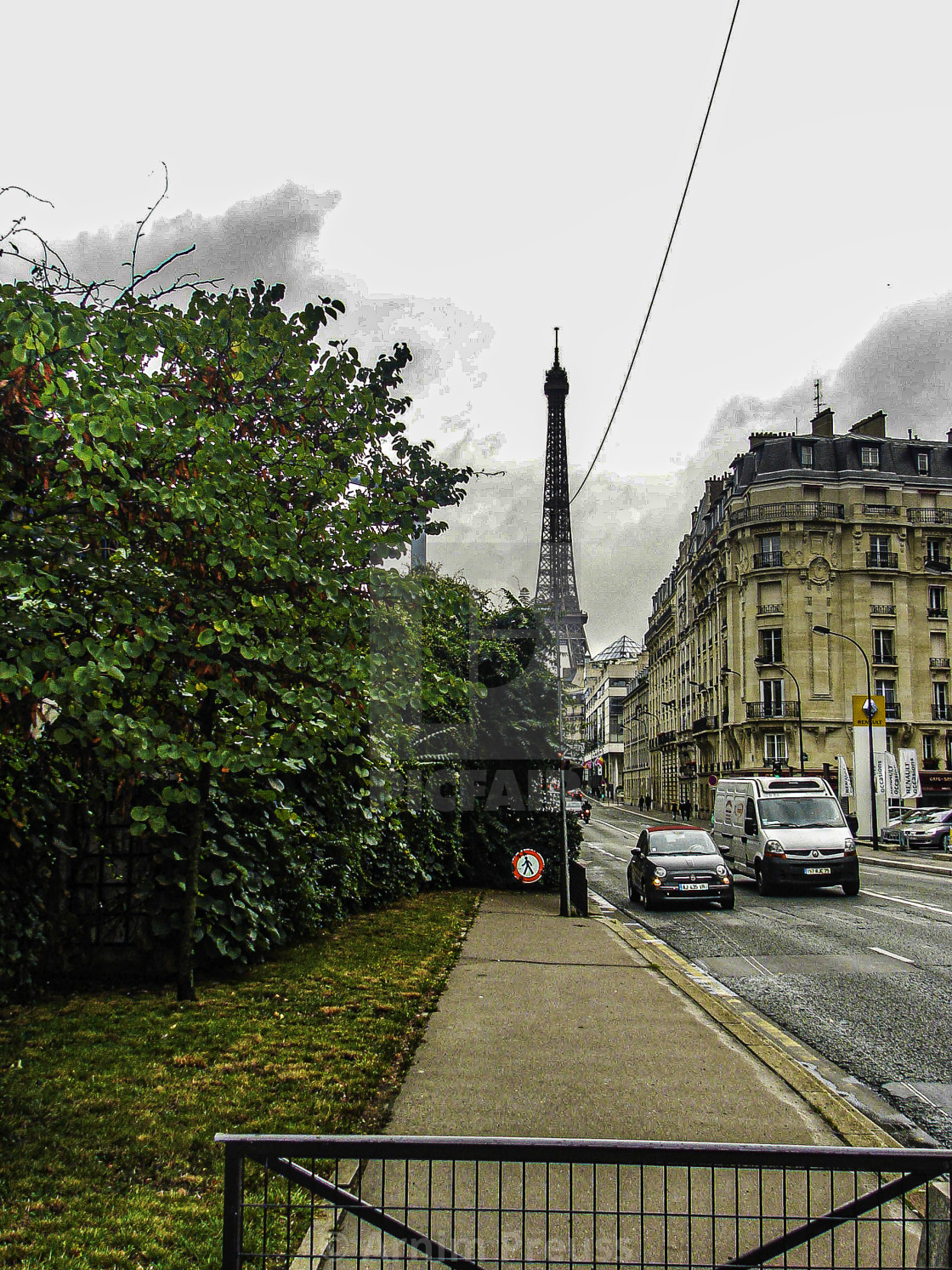 "La Tour Eiffel, The Real Thing, And Another View" stock image