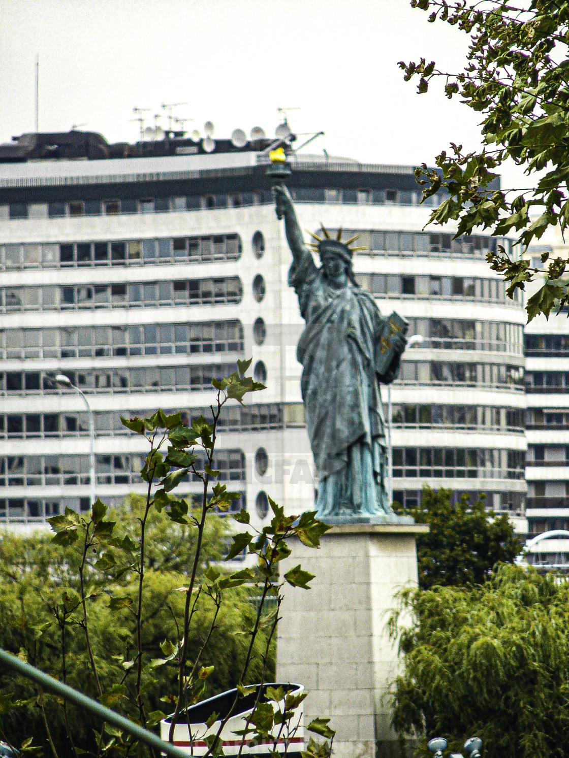 "The Statue Of Liberty, A Copy" stock image