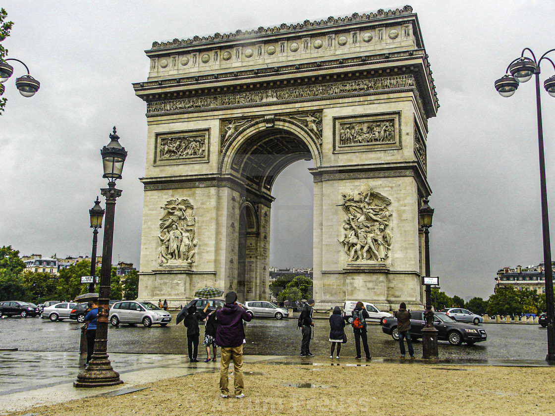 "L'Arc de Triomphe" stock image