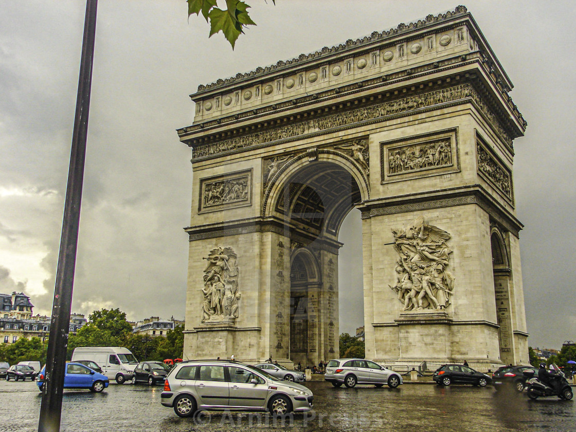 "L'Arc de Triomphe" stock image