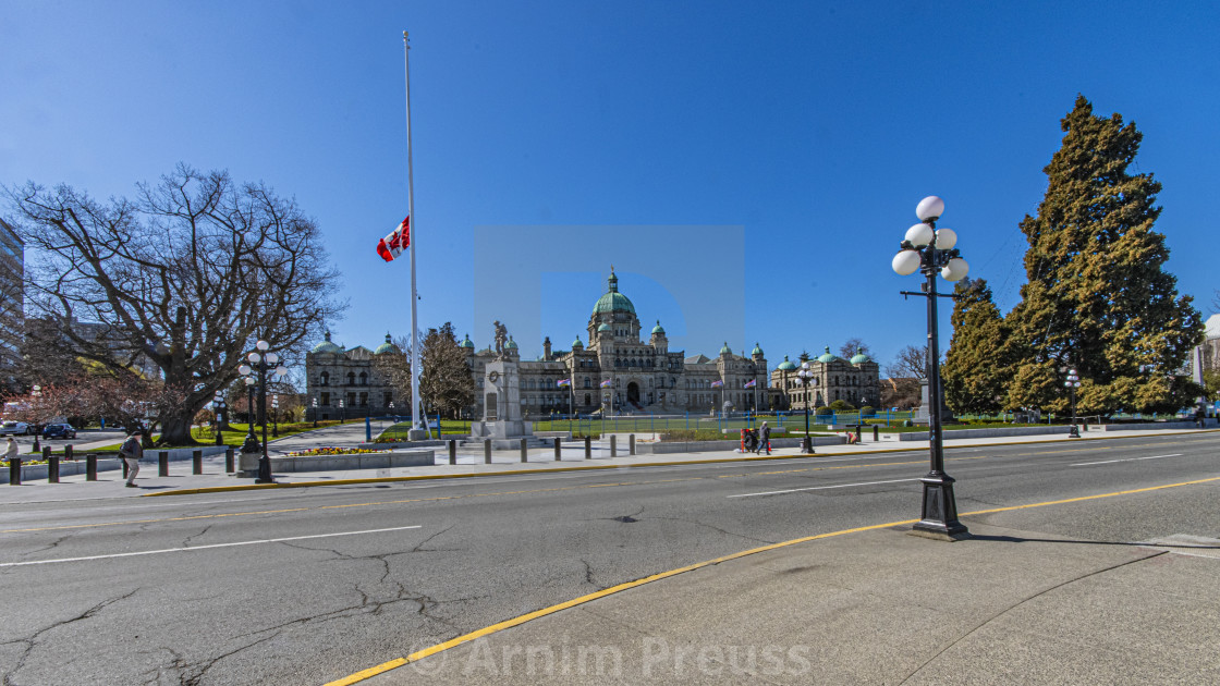 "British Columbia Legislature, Victoria, BC" stock image