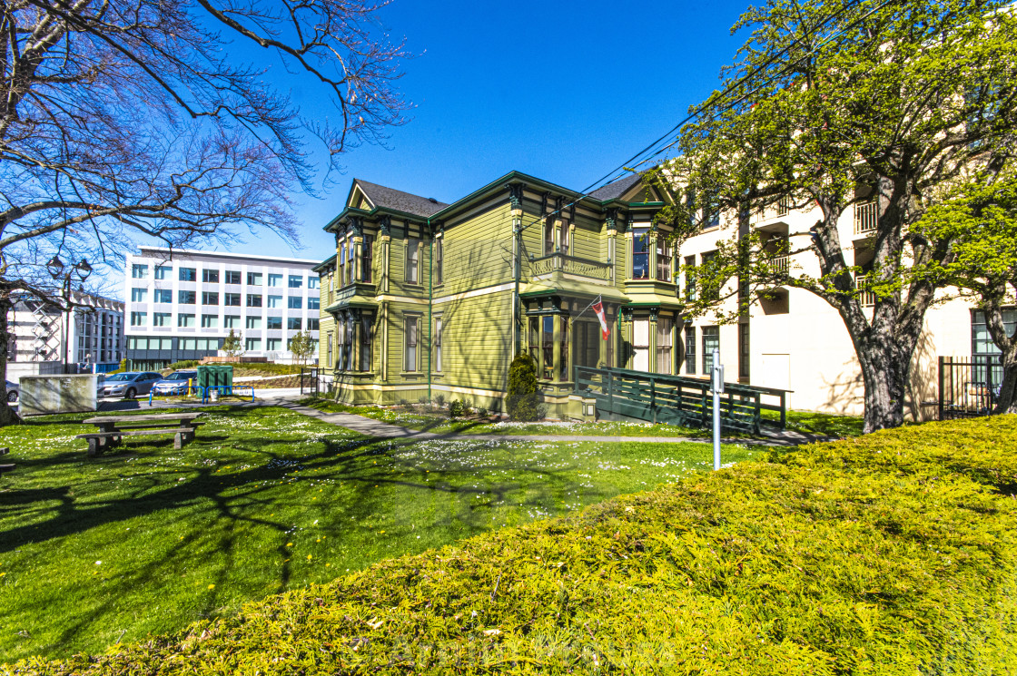 "A Walk Through Victoria's Old Neighbourhoods" stock image