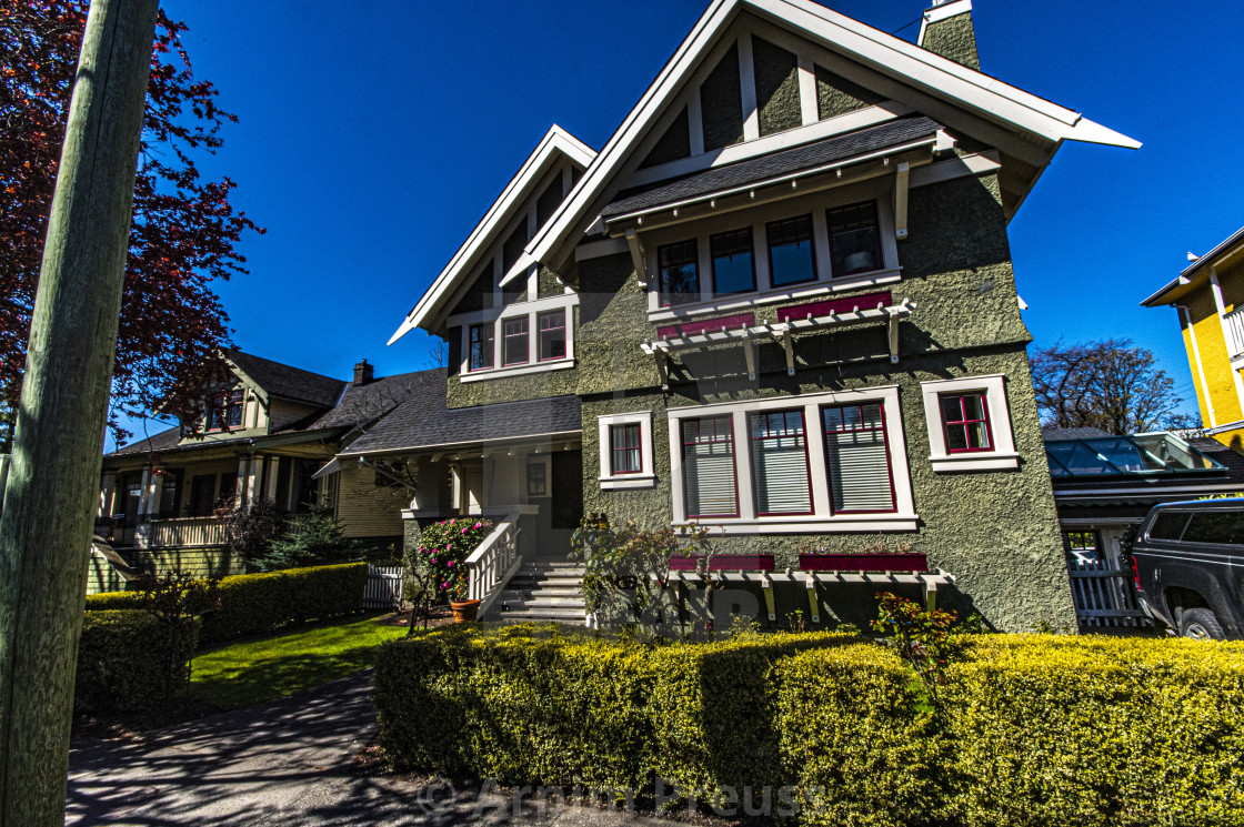 "A Walk Through Victoria's Old Neighbourhoods" stock image