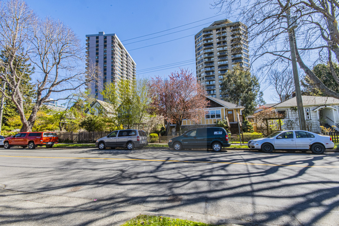 "A Walk Through Victoria's Old Neighbourhoods" stock image