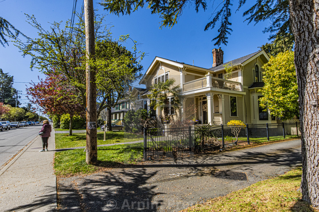 "Victoria's Old Neighbourhoods" stock image