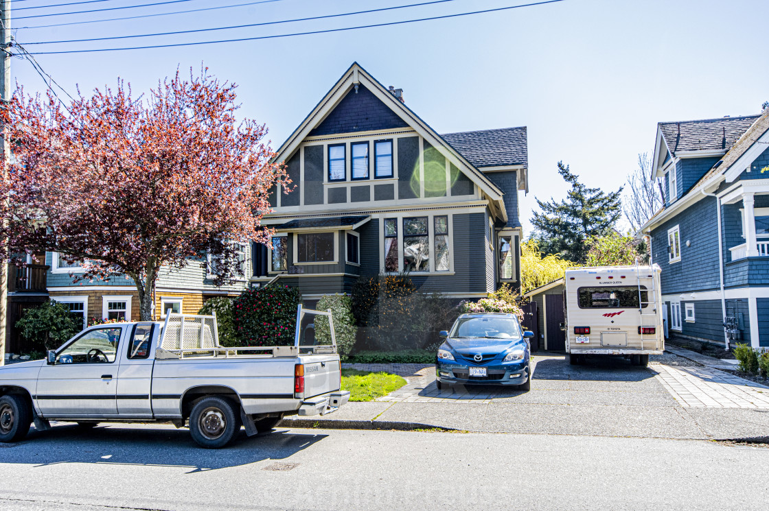 "Victoria's Old Neighbourhoods" stock image