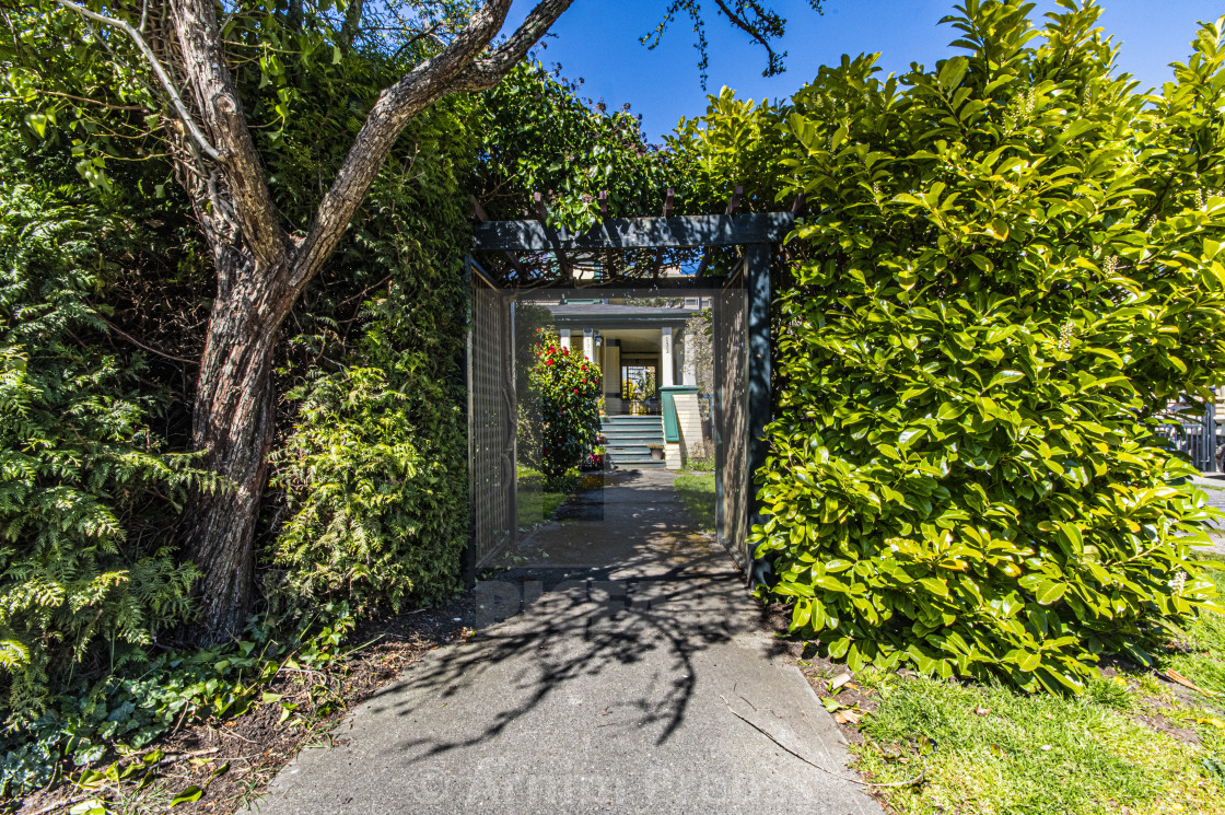 "Victoria's Old Neighbourhoods" by Arnim Preuss - £10.00 "Victoria's Old Neighbourhoods" stock image