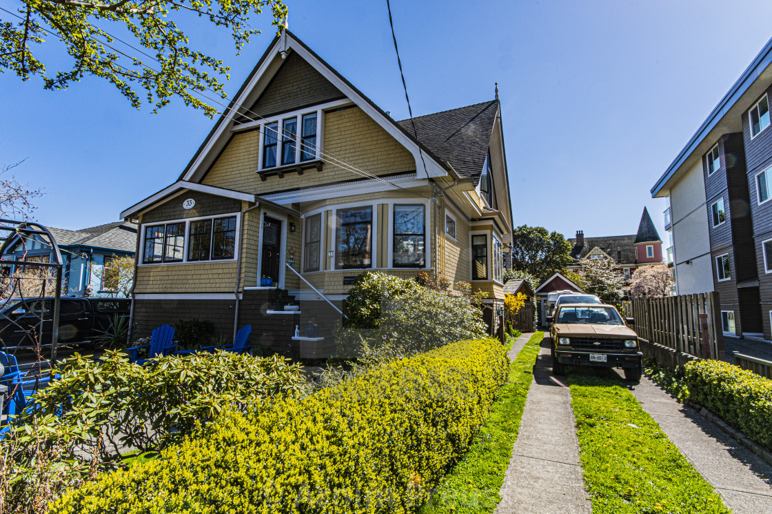 "Victoria's Old Neighbourhoods" stock image