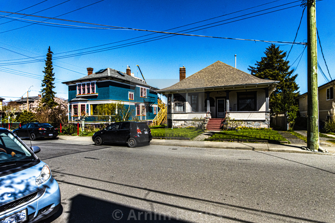 "Victoria's Old Neighbourhoods" stock image