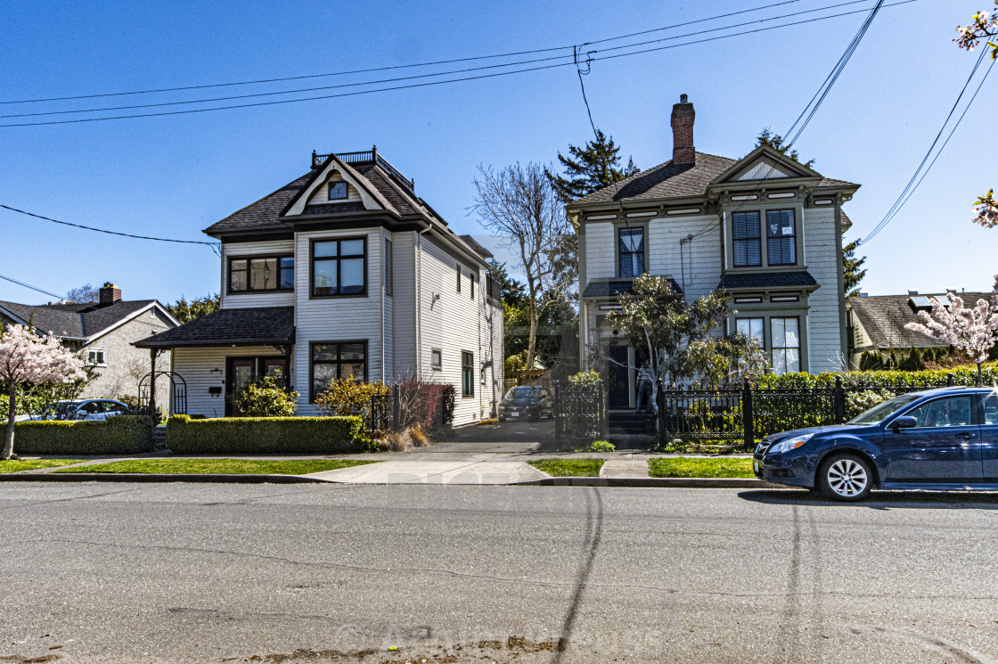 "Victoria's Old Neighbourhoods" stock image