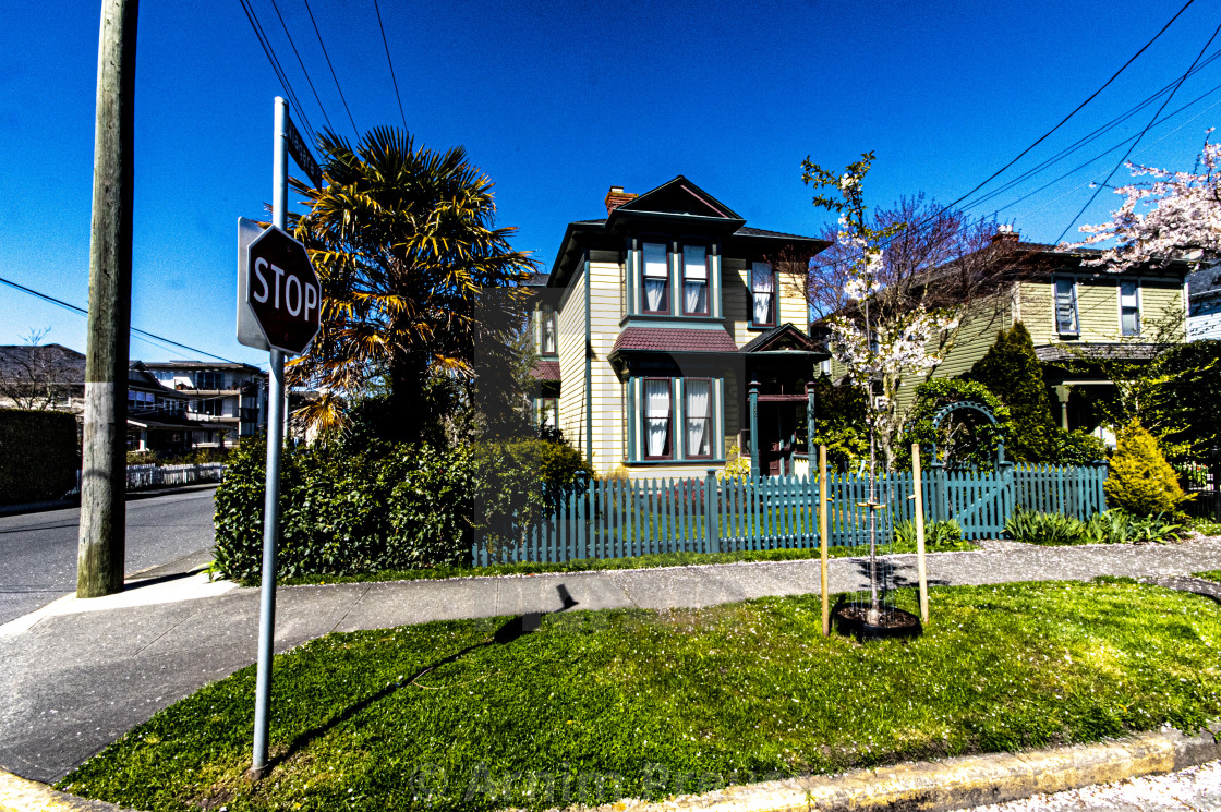 "Victoria's Old Neighbourhoods" stock image