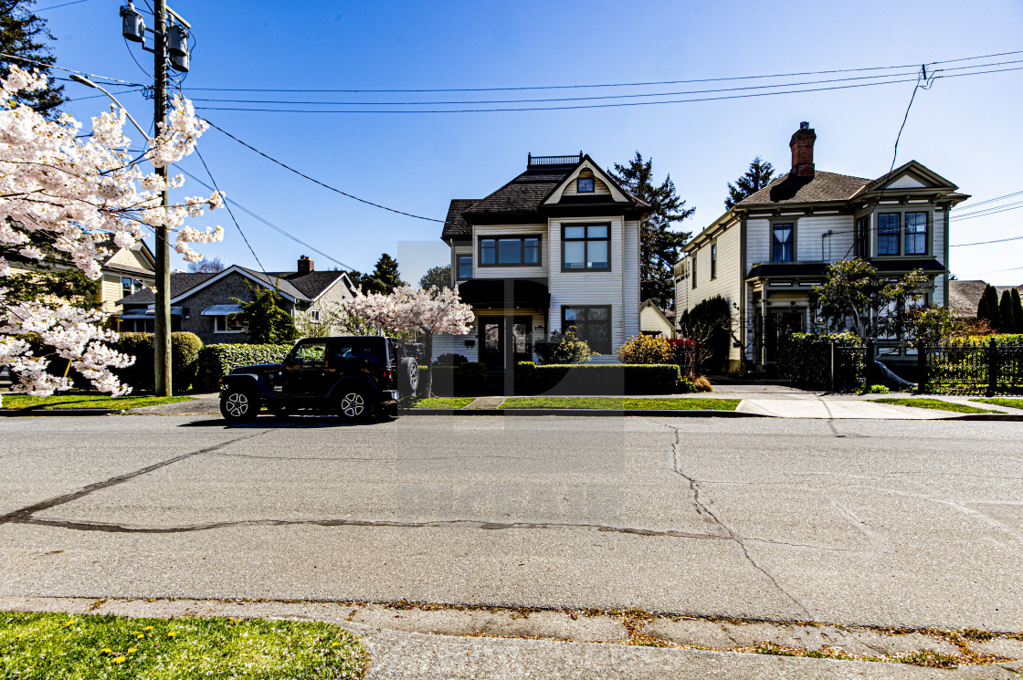 "Victoria's Old Neighbourhoods" stock image