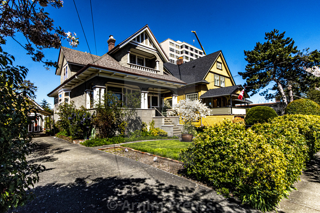 "Victoria's Old Neighbourhoods" stock image