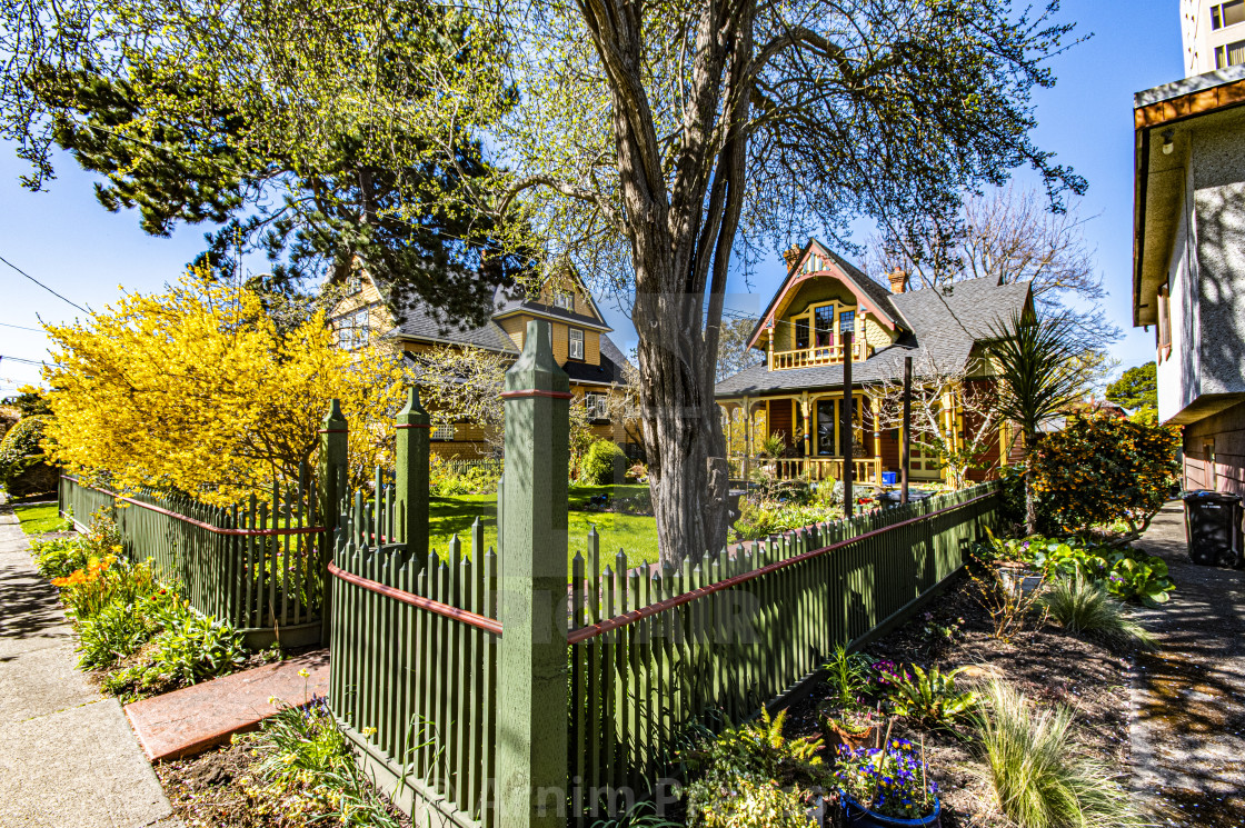 "Victoria's Old Neighbourhoods" stock image