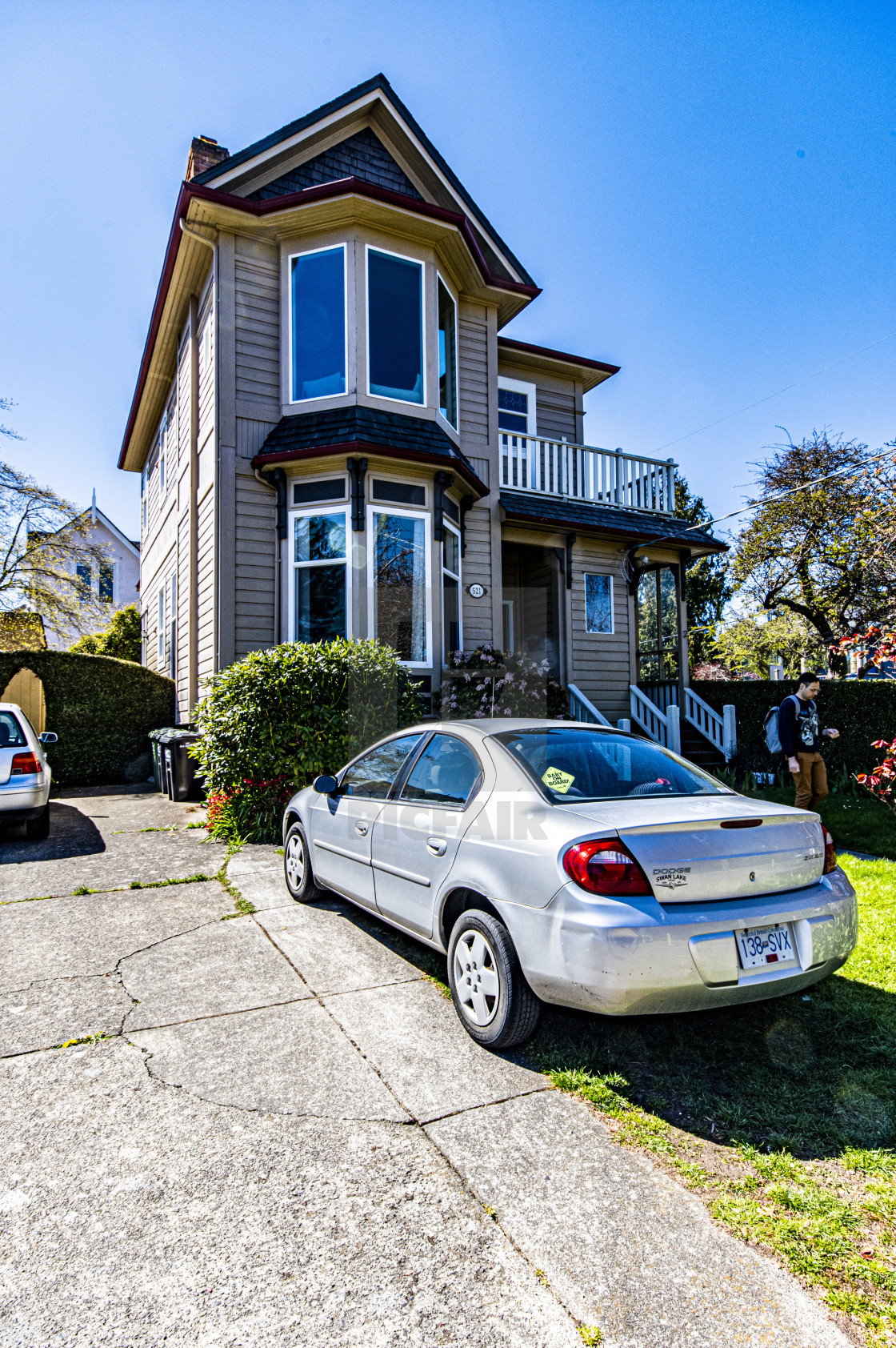 "Victoria's Old Neighbourhoods" stock image