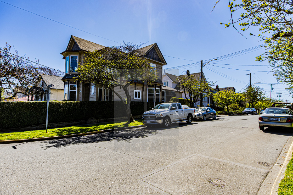 "Victoria's Old Neighbourhoods" stock image