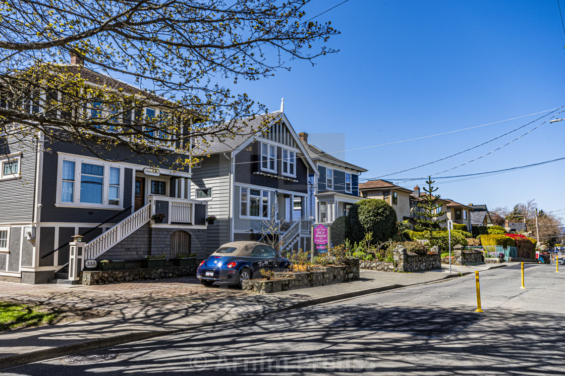 "Victoria's Old Neighbourhoods" stock image