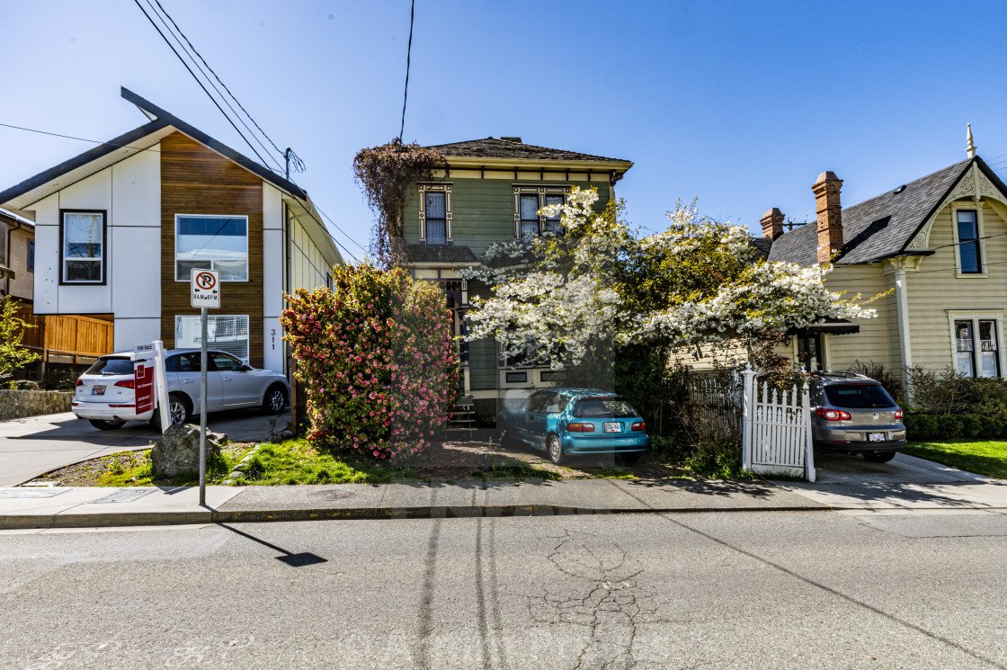 "Victoria's Old Neighbourhoods" stock image