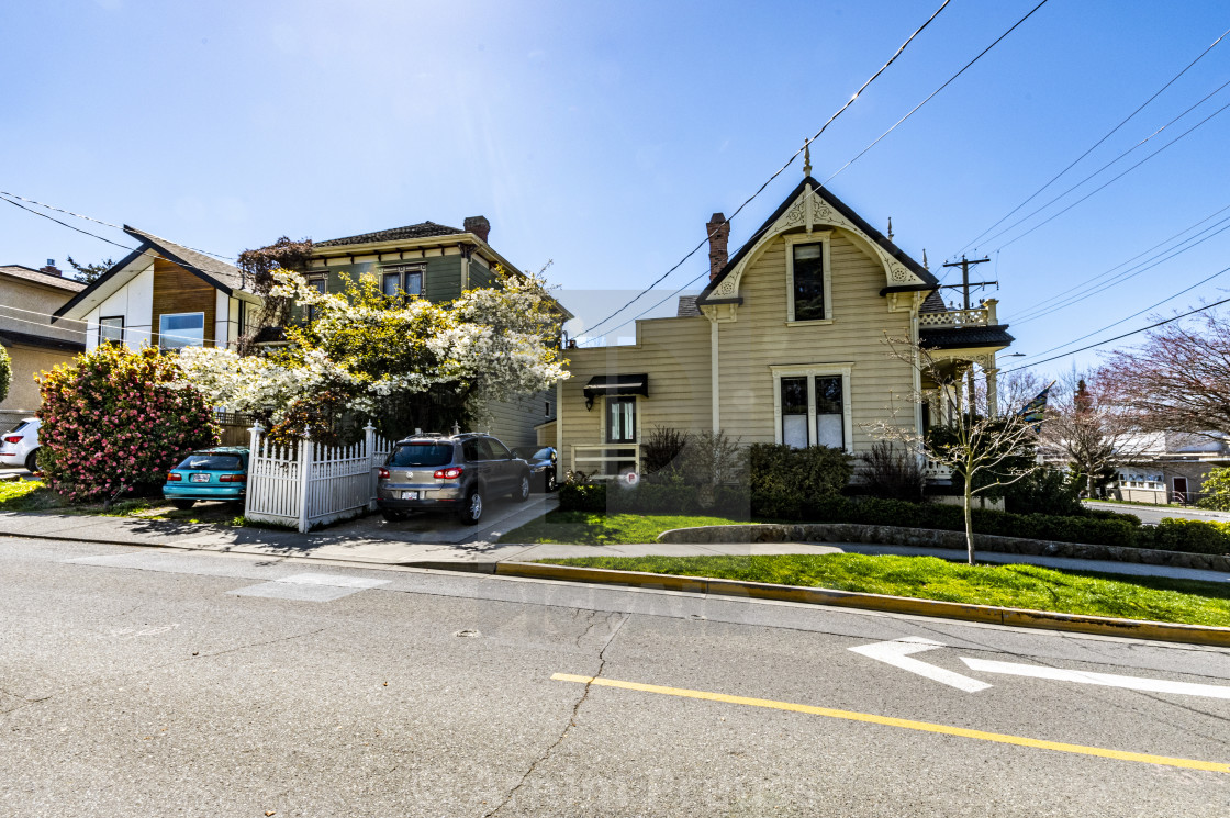 "Victoria's Old Neighbourhoods" stock image