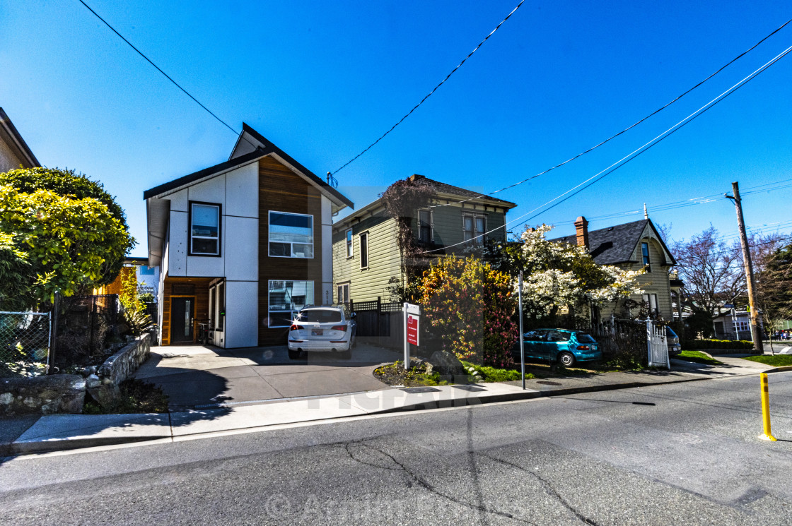 "Victoria's Old Neighbourhoods" stock image