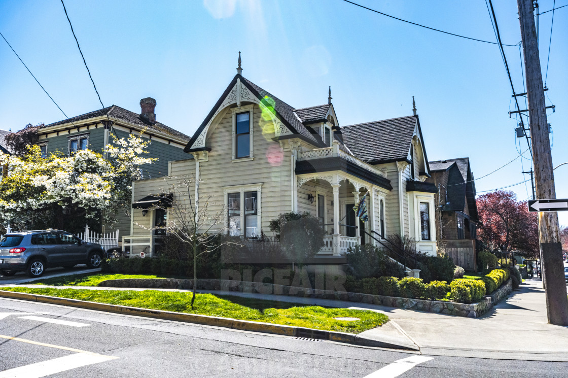 "Victoria's Old Neighbourhoods" stock image