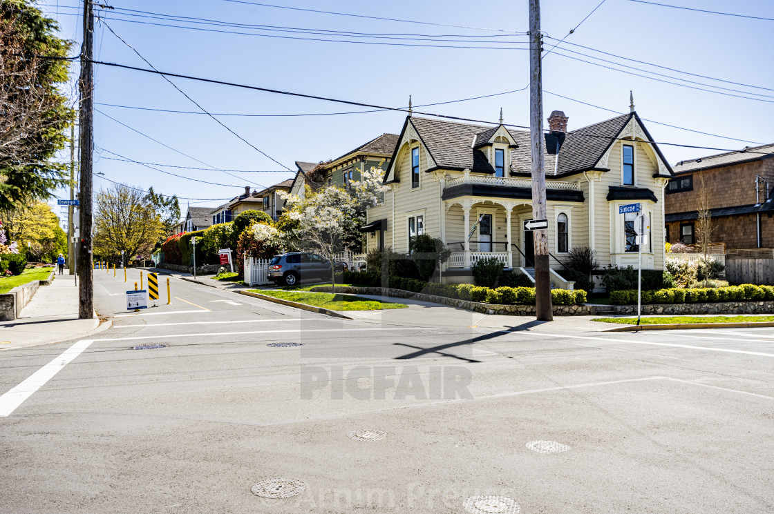 "Victoria's Old Neighbourhoods" stock image