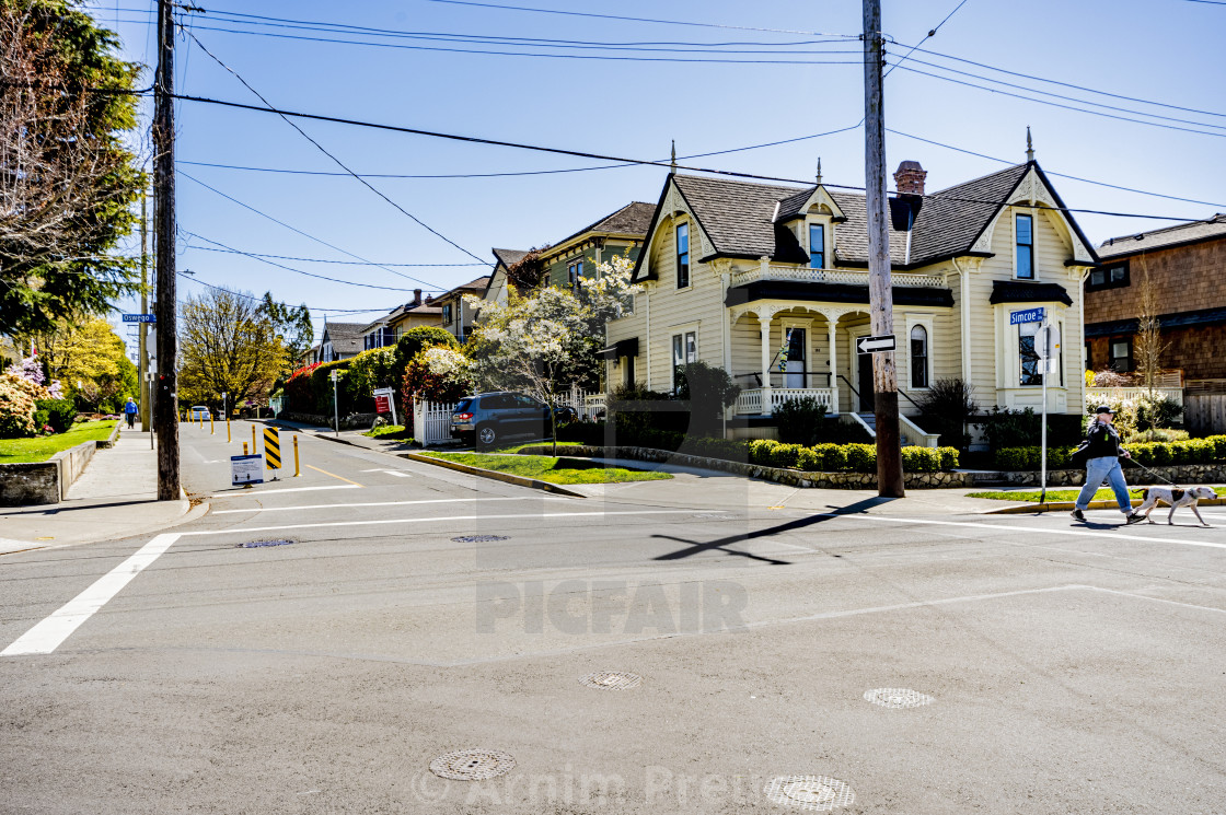 "Victoria's Old Neighbourhoods" stock image