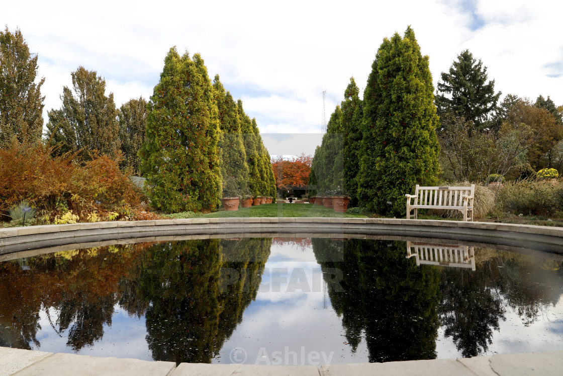"Seasonal Corridor" by Ashley - $68.23 "Seasonal Corridor" stock image