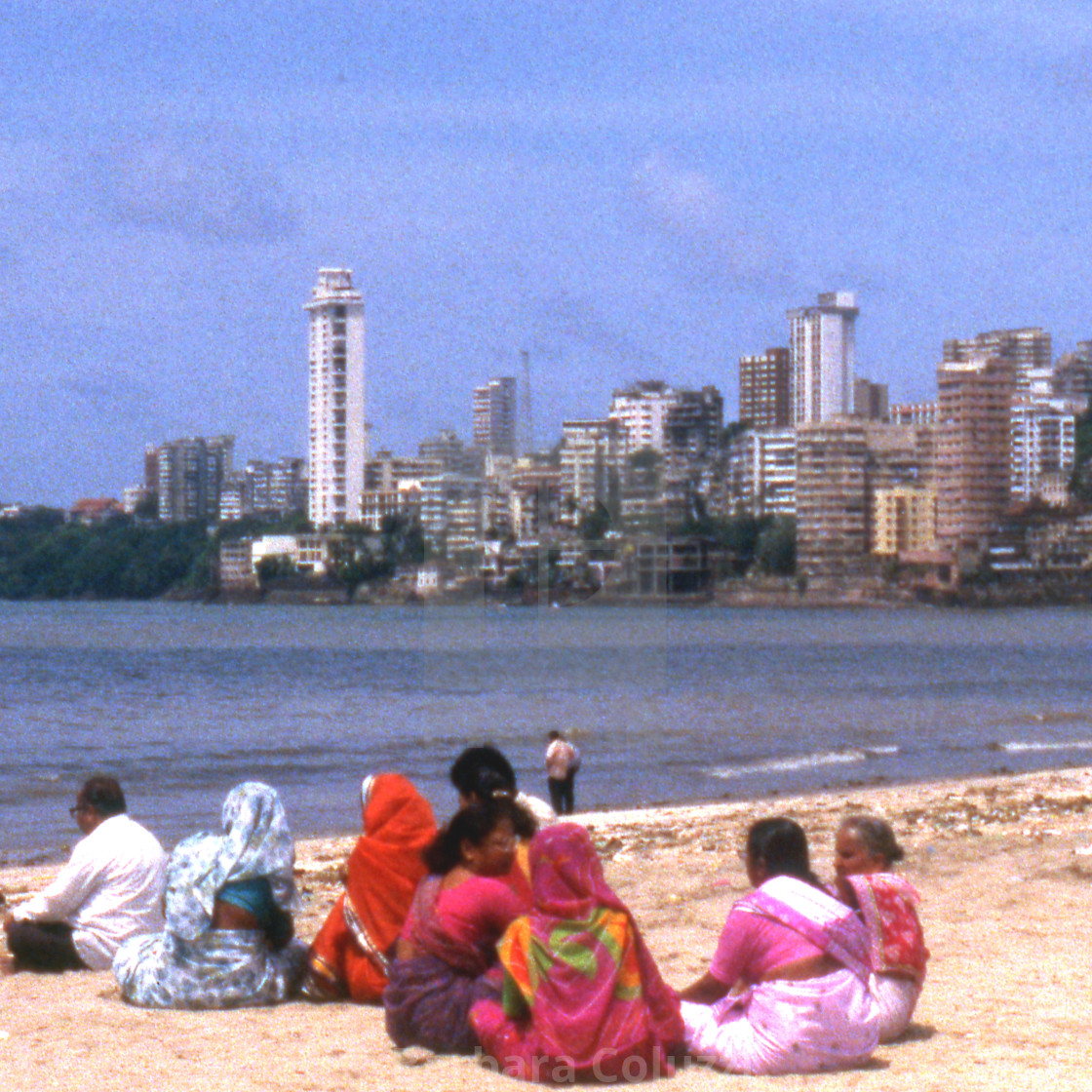 "Bombay, 1996: The beach" stock image