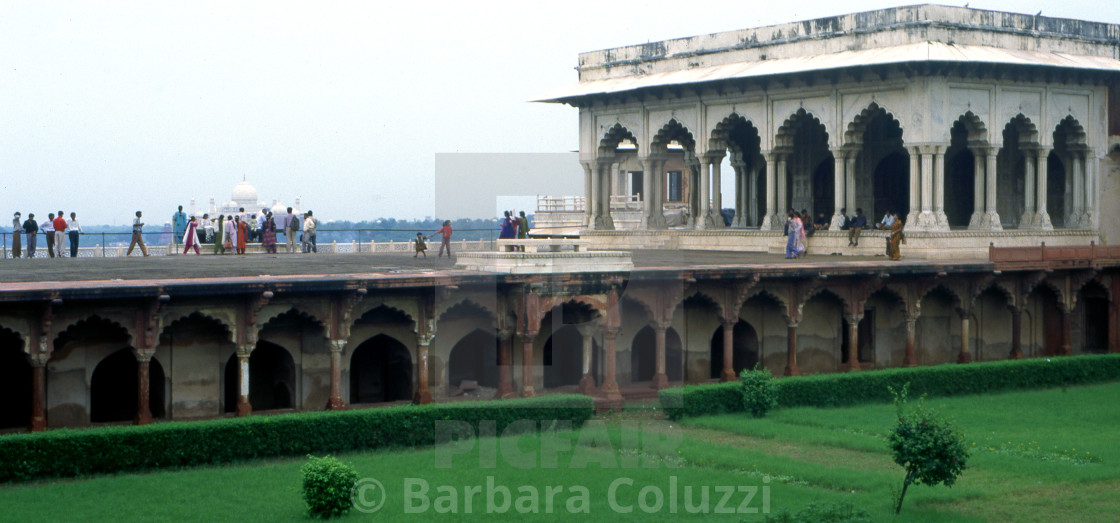 "Agra, 1996: From the Red Fort" stock image