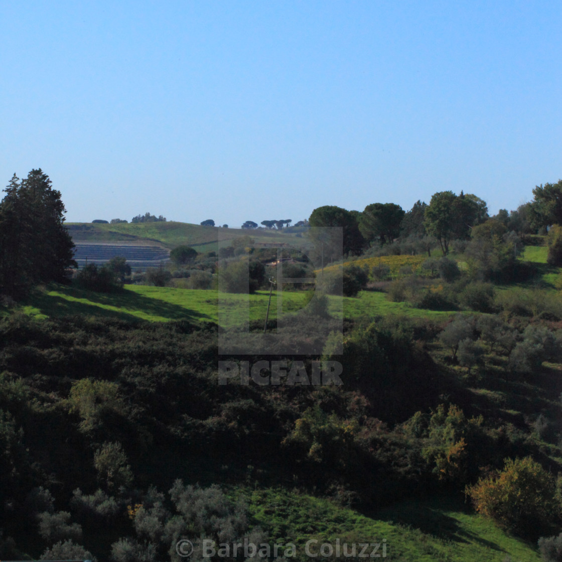 "Countryside from Monterotondo" stock image