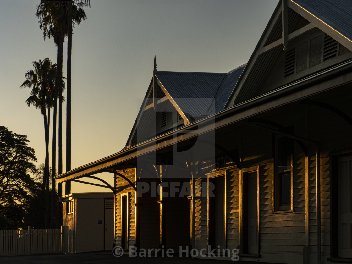 "Angaston Train Station" stock image