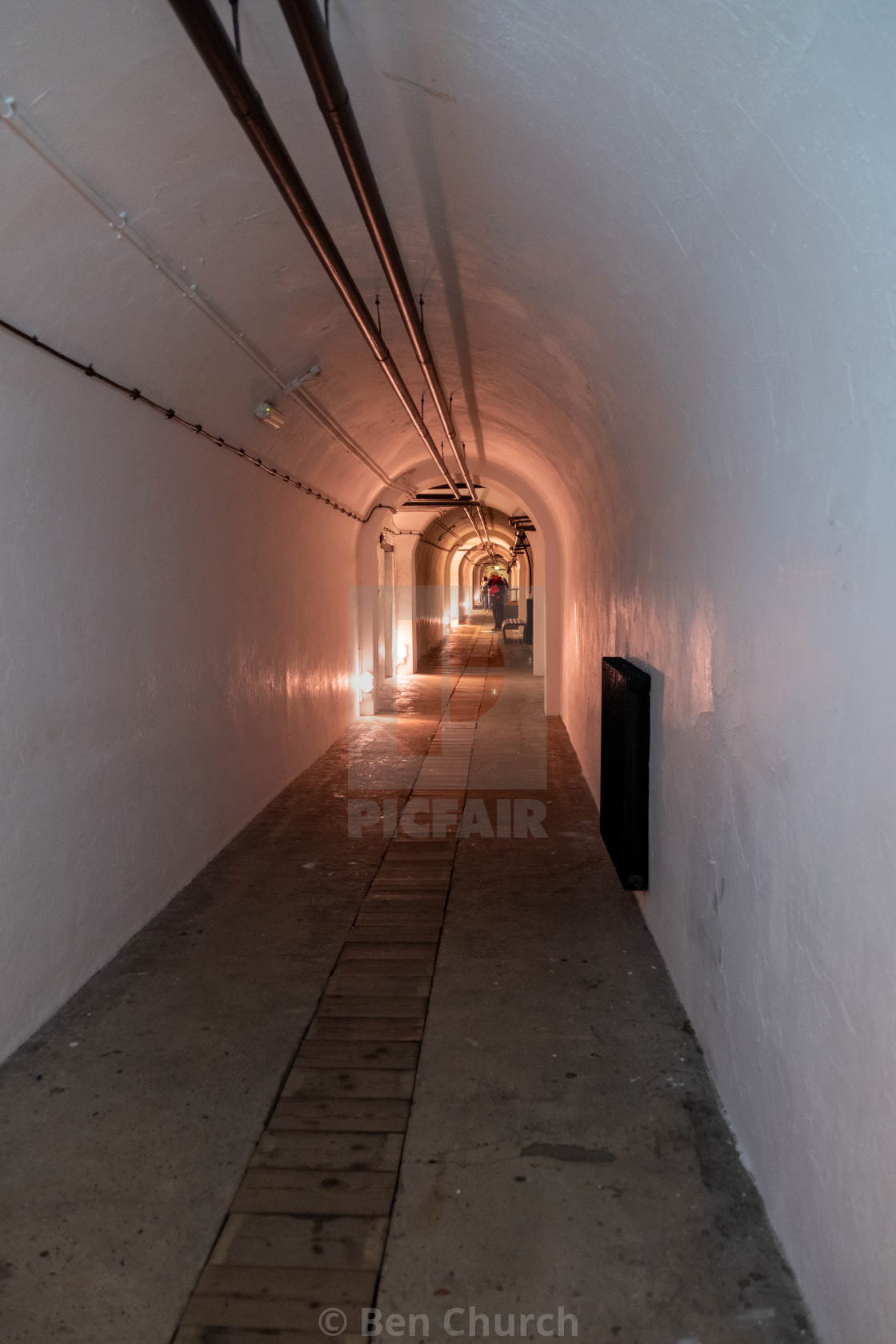 "WW2 German Underground Hospital Tunnel, Guernsey" stock image