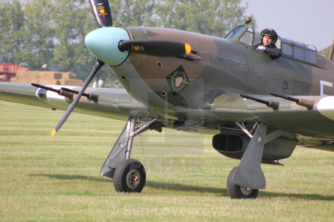 "Hawker Hurricane PZ865" by Ben Lovegrove - £10.00 "Hawker Hurricane PZ865" stock image