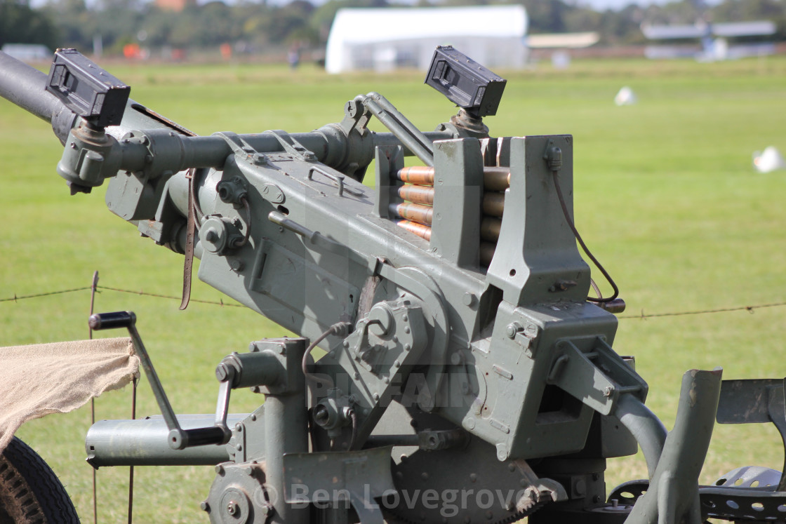 "Anti Aircraft Gun" by Ben Lovegrove - £10.00 "Anti Aircraft Gun" stock image