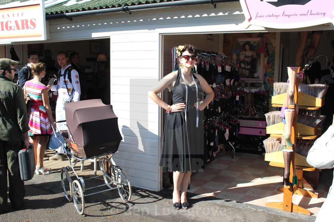 ""What Katie Did", Goodwood Revival" by Ben Lovegrove - £4.00 ""What Katie Did", Goodwood Revival" stock image