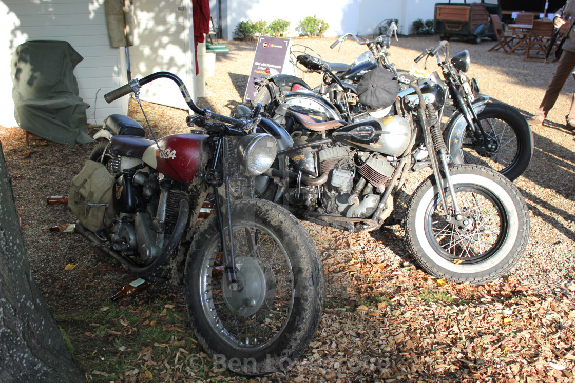 "Vintage Motorbikes" by Ben Lovegrove - £4.00 "Vintage Motorbikes" stock image