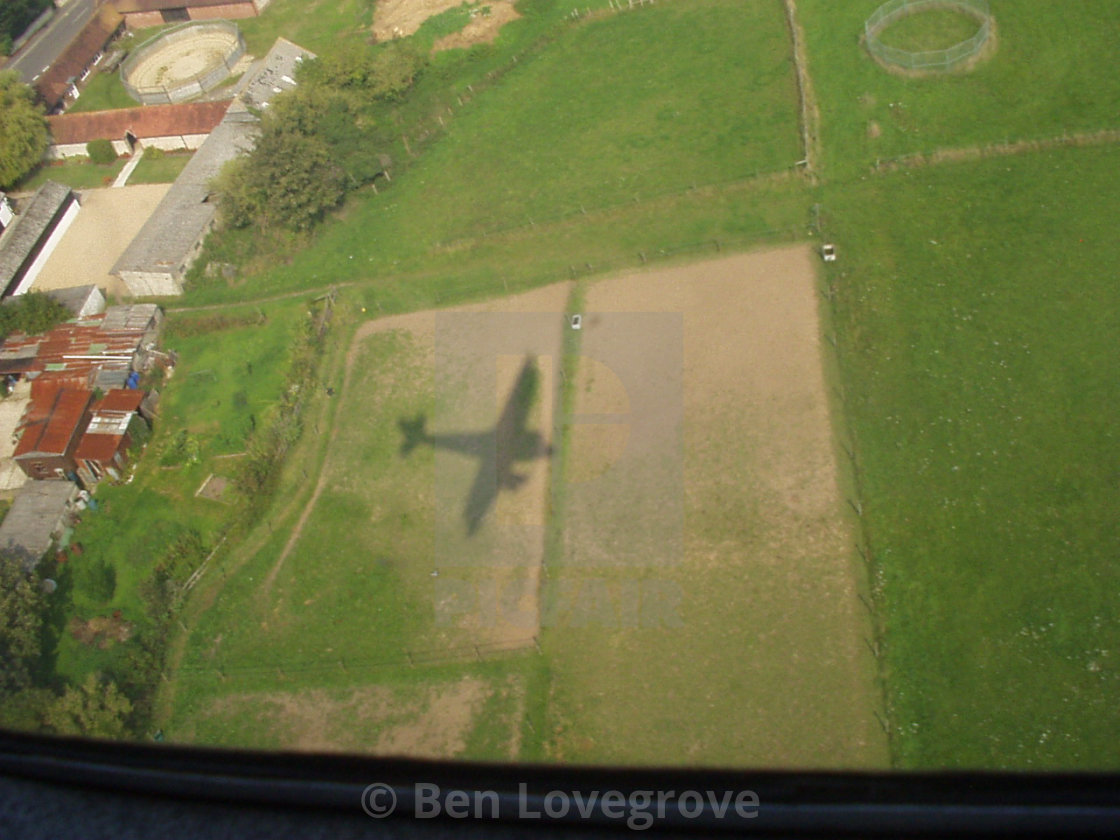 "Shadow of the de Havilland Rapide" by Ben Lovegrove - £10.00 "Shadow of the de Havilland Rapide" stock image
