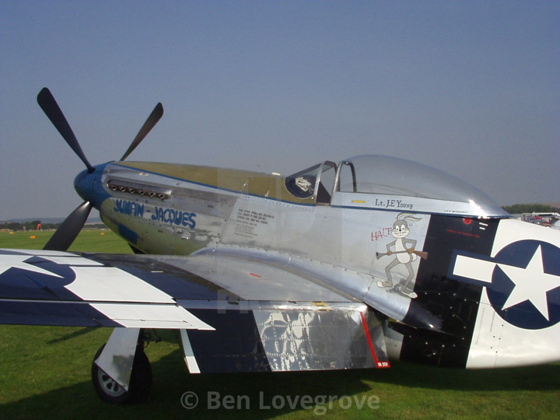 "North American P-51D Mustang "Jumpin-Jacques"" by Ben Lovegrove - £10.00 "North American P-51D Mustang "Jumpin-Jacques"" stock image