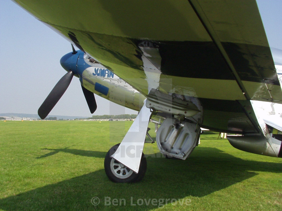 "North American P-51D Mustang "Jumpin-Jacques"" by Ben Lovegrove - £10.00 "North American P-51D Mustang "Jumpin-Jacques"" stock image